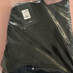 Fashion Nova black jeans , size 14, new with tags DISTRESSED WITH FRINGE